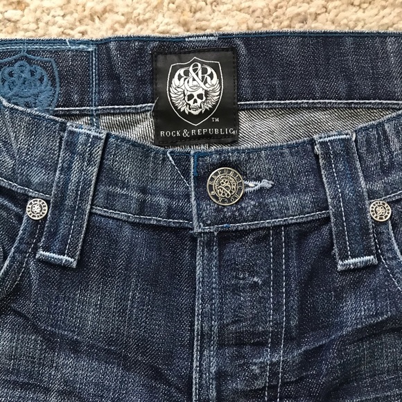 Men’s Rock Republic Jeans 34 Hemmed Short Length - Picture 4 of 10